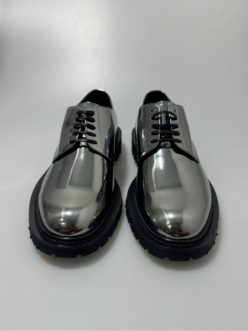 Saint Laurent Army 20 Derby Shoes Metal Shotgun Men’s EU 43/US 10